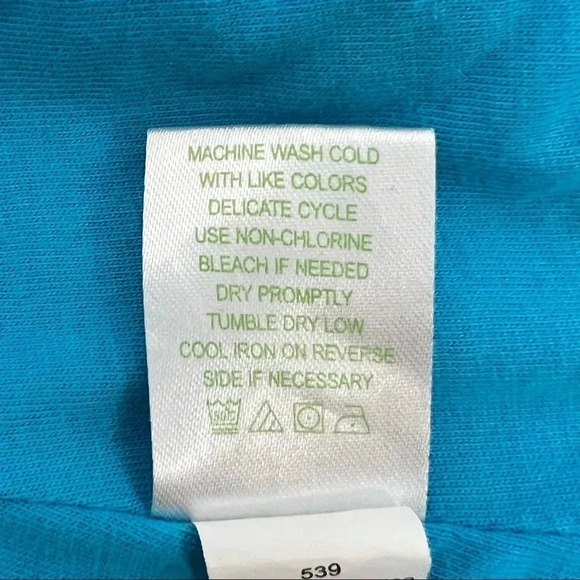 Lilly Pulitzer Fleece Vest Jacket Zip Up Turquoise Aqua Blue Outdoor sports S - Picture 7 of 8